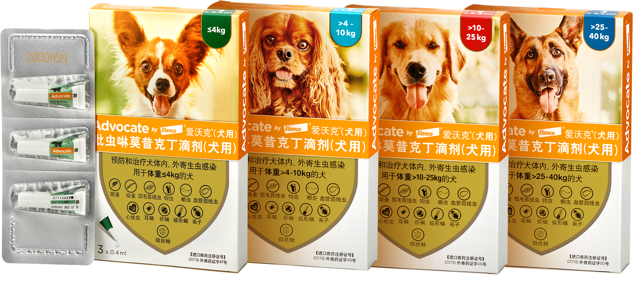 吡虫啉莫昔克丁滴剂（犬用）
